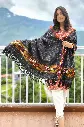 Kullu Charcoal Black Shawl