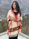 Chasham Light Beige Pure Handloom Stole
